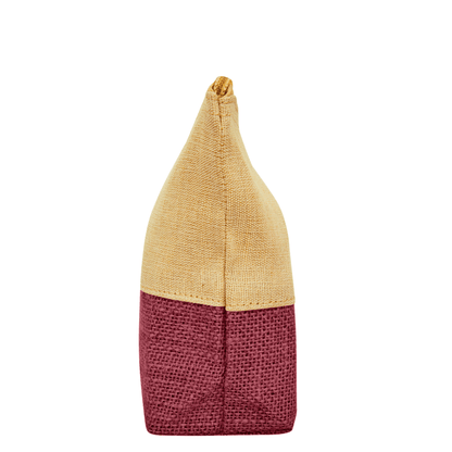 High Quality Stylish  Canvas Jute Cosmetic Pouches Pack of 6 for Women Wholesale Supply