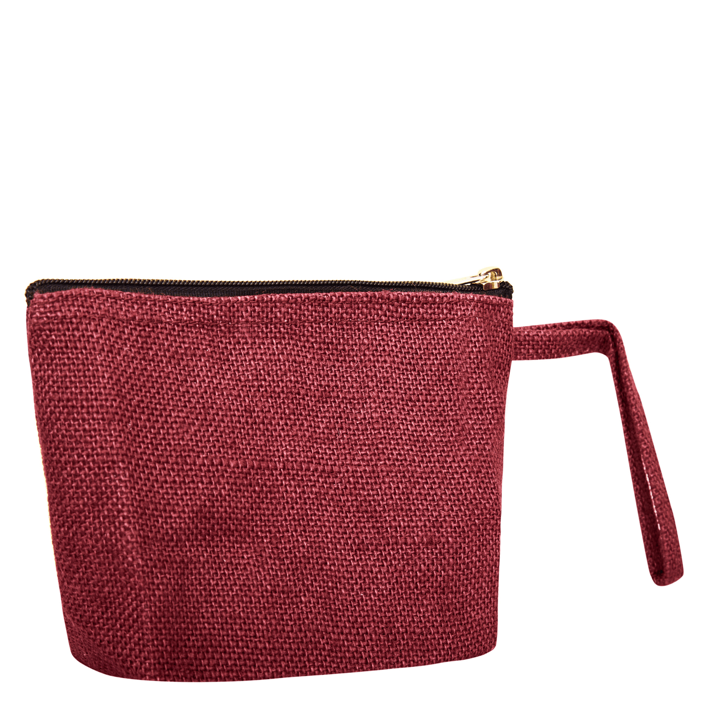 Colourful Jute Cosmetic Bags – Flat-Bottom Zippered Pouches for Makeup & Toiletries (Packs of 6)