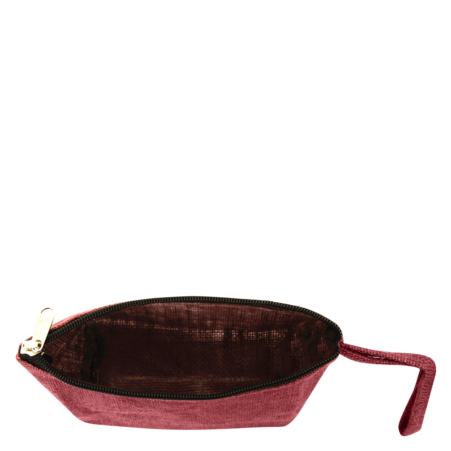 Colourful Jute Cosmetic Bags – Flat-Bottom Zippered Pouches for Makeup & Toiletries (Packs of 6)