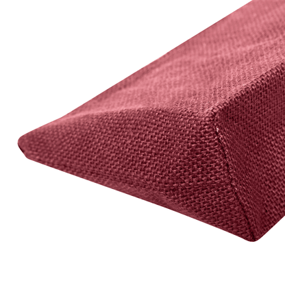 Colourful Jute Cosmetic Bags – Flat-Bottom Zippered Pouches for Makeup & Toiletries (Packs of 6)