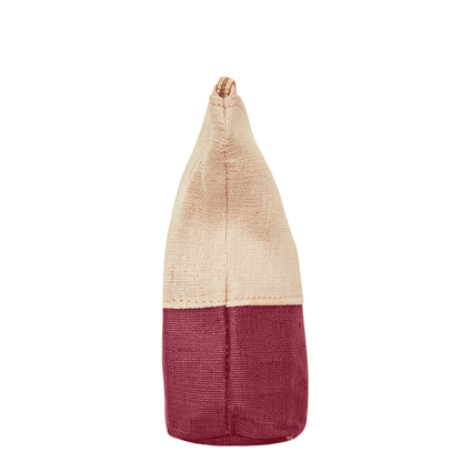 Jute Cosmetic Pouches – Travel-Friendly Zippered Burlap Bags for Makeup & Toiletries (Packs of 4)