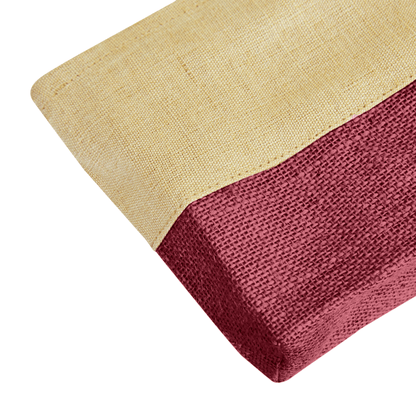 Juco Zipper Pouches – Durable Makeup, Toiletry & Travel Organizers for Everyday Use & DIY Crafts (6 Pcs)