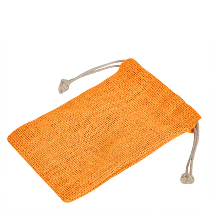 Coloured Burlap Gift Bags  – Eco-Friendly Jute Pouches for Crafts, Gifts, Party Favors & Holiday Celebrations (8 Pcs)