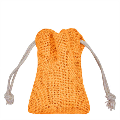 Coloured Burlap Drawstring Bags –  Small Jute Pouches for Wedding, New Year, Birthday Weddings & Christmas Gifts (8 PCS)