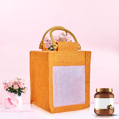 Colored Burlap Gift Bags Jute Pouches, Perfect for Christmas, New Year, Thanks Giving (7-Pack )