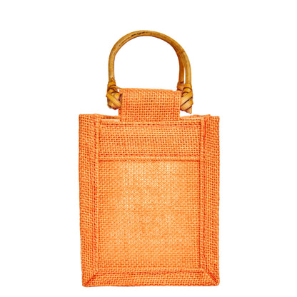 Colored Burlap Gift Bags Jute Pouches, Perfect for Christmas, New Year, Thanks Giving (7-Pack )