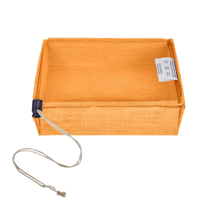 Coloured Juco Gift Boxes with Drawstring & PVC Window –Reusable Baskets for Gifting, Jewellery, Storage & Décor ( Packs of 7 )