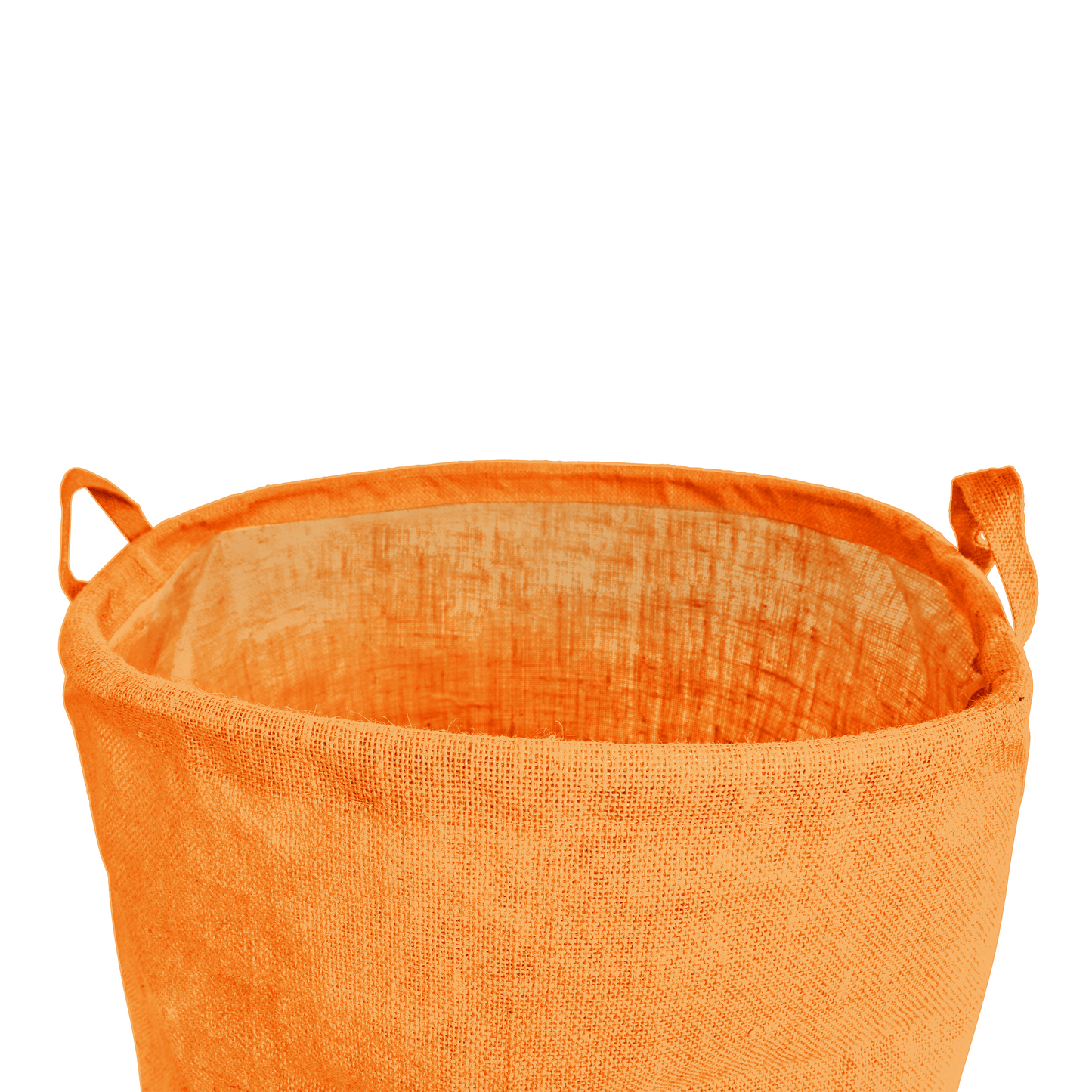 Jute Burlap Coloured Storage Basket – Small Clothes Ladundry, Socks, Books & Many more (Set of 4)