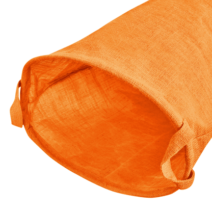 Coloured Foldable Jute Laundary Storage Bins –Burlap Hampers with Handles for Clothes, Toys, Laundry & Nursery Organization (Packs of 4)