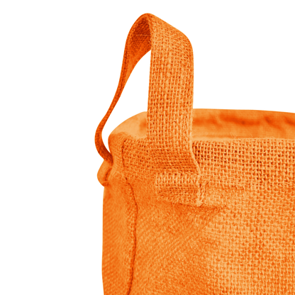 Coloured Jute Storage Baskets – Durable Foldable Hampers for Clothes, Toys & Home Organization | Eco-Friendly Burlap Bins (Packs of 4)