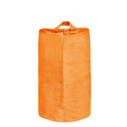 Jute Storage Bags –Laundry Baskets with Handles, Storage Baskets for Living Room, Bedroom, Nursery & Home Organization (Set of 4)