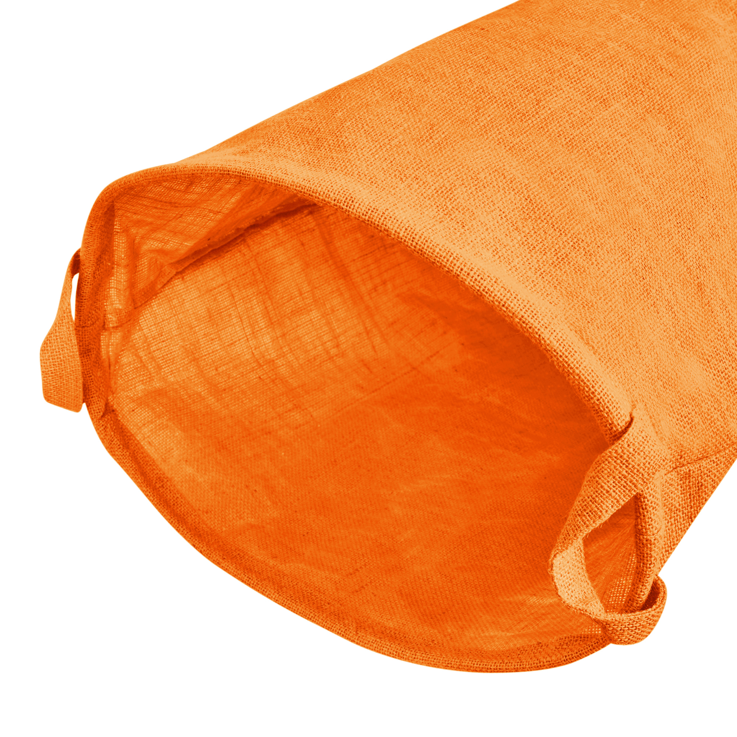 Jute Storage Bags –Laundry Baskets with Handles, Storage Baskets for Living Room, Bedroom, Nursery & Home Organization (Set of 4)