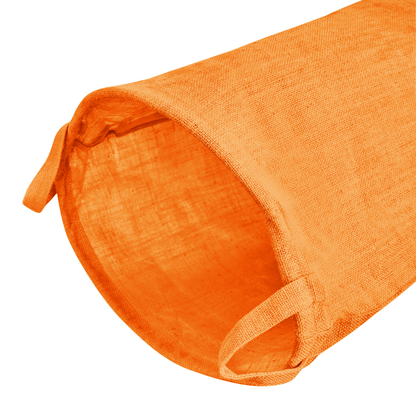 Jute Storage Bags – Laundry Storage Basket with Handles for Living Room, Bedroom – Clothes & Household Storage (Packs of 4)