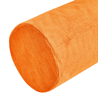 Jute Storage Bins – Set of 4 Foldable Baskets – Laundry Basket Decorative Woven Storage Basket with Handles for Living Room, Bedroom