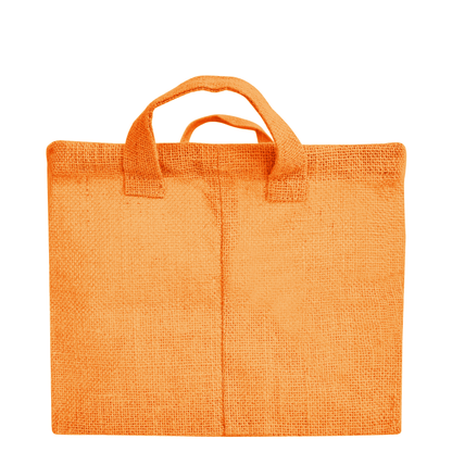 Coloured Collapsible Jute Baskets – Laundry Basket  Storage with Handles for Living Room, Bedroom – Small Clothes & Toys (Set of 4)