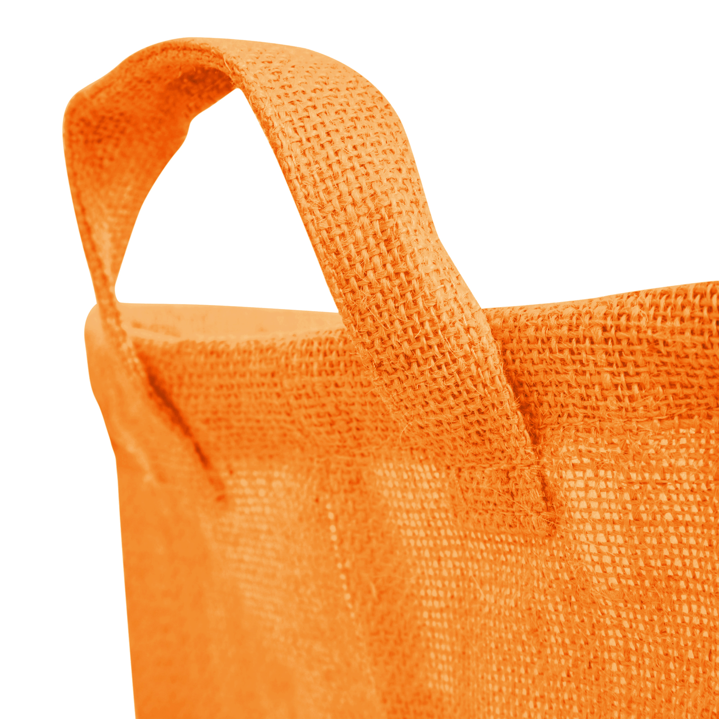 Coloured Collapsible Jute Baskets – Laundry Basket  Storage with Handles for Living Room, Bedroom – Small Clothes & Toys (Set of 4)