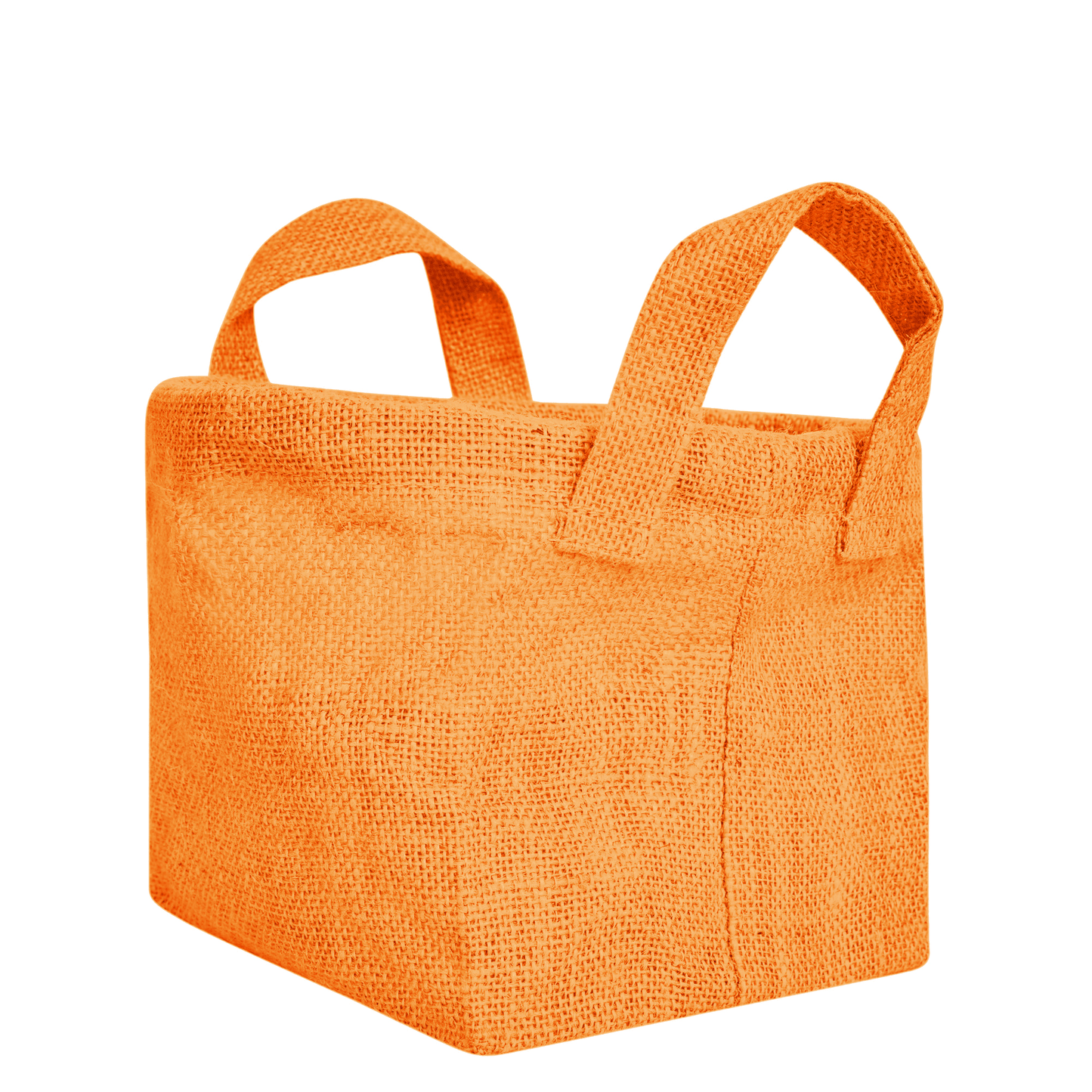 Jute Storage Baskets – Rectangular Organizer Bins with Handles for Living Room, Bedroom – Ideal for Storing Toys, Books, and Small Items (Packs of 4)