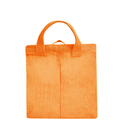 Coloured Jute Organizer Baskets – Storage Basket with Handles for Living Room, Bedroom – Rectangular Bins for Toys, Books & Small Items (Packs of 4)