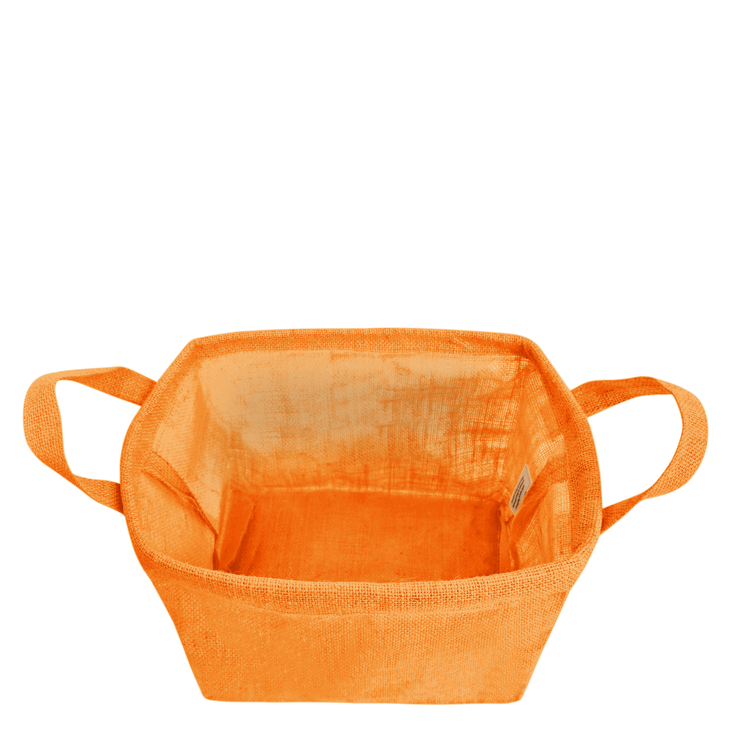 Coloured Jute Organizer Baskets – Storage Basket with Handles for Living Room, Bedroom – Rectangular Bins for Toys, Books & Small Items (Packs of 4)