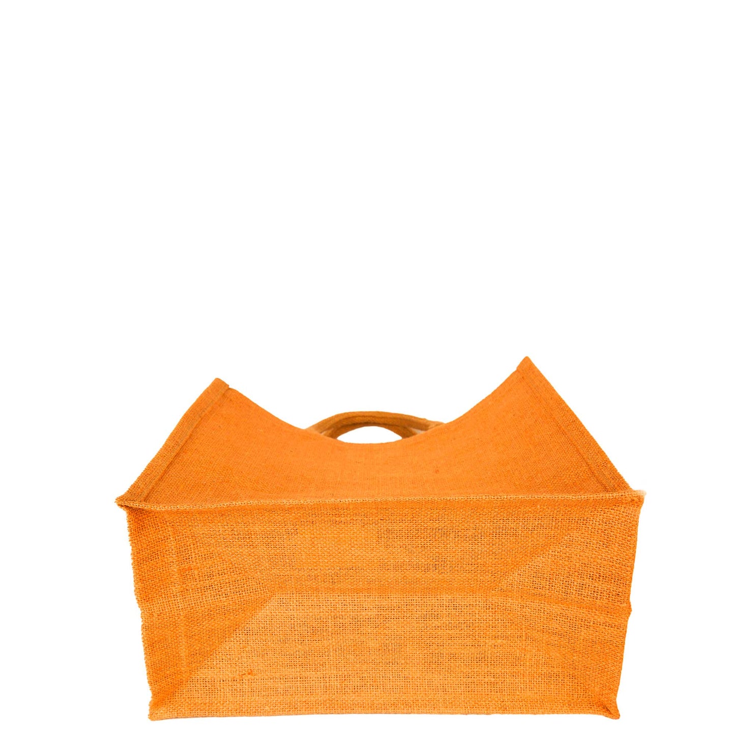 Jute Shopping Bags – Red, Pink, Green & Orange – Reusable Burlap Totes for Gifts, Promotions & More (Packs of 4)