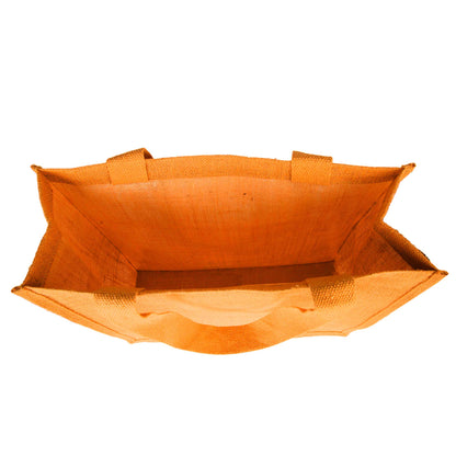 Jute Shopping Bags – Colourful Reusable Burlap Totes for Gifting, Promotions & Daily Use (Packs of 4)