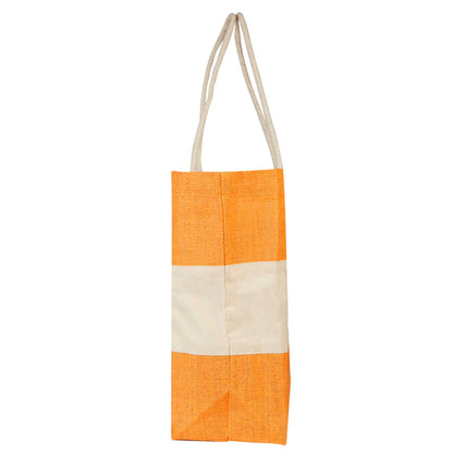 Wholesale Sustainable Coloured Jute Bags with Rope Handles – Reusable for Shopping, Promotional & Gifting (packs of 4)
