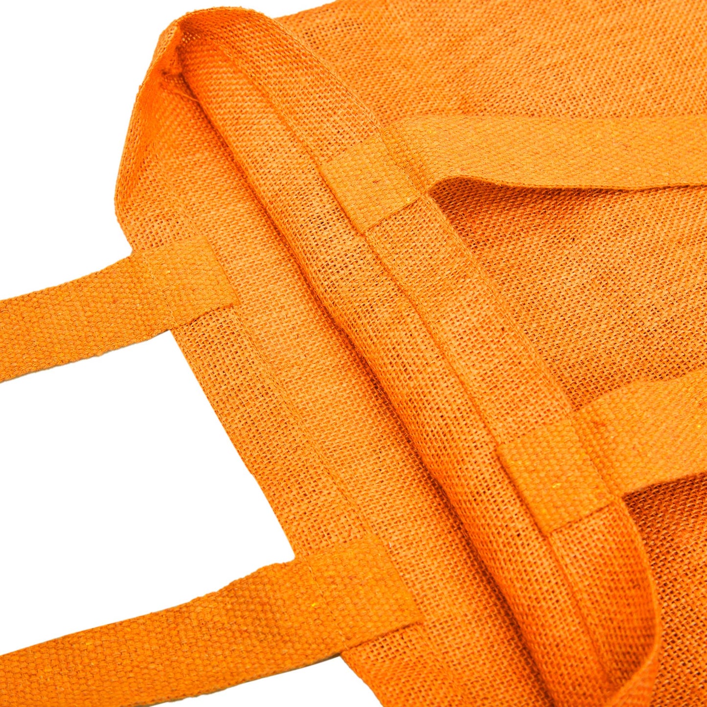 Jute Burlap Bags – Red, Pink, Green & Orange – Reusable for Gifts, Beach, Weddings & Shopping (Set of 4)