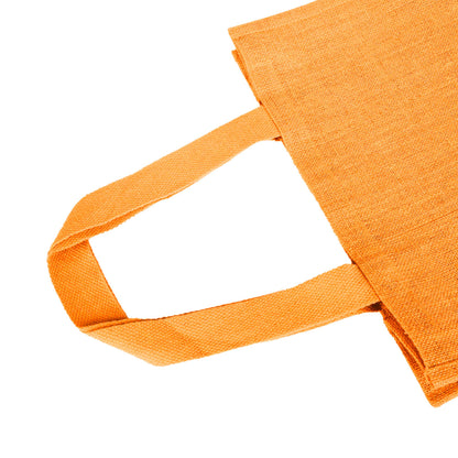 Reusable Jute Bags – Shopping, Gifting, Wedding, Daily Use – Deep Red, Pink, Green & Orange (Set of 4)