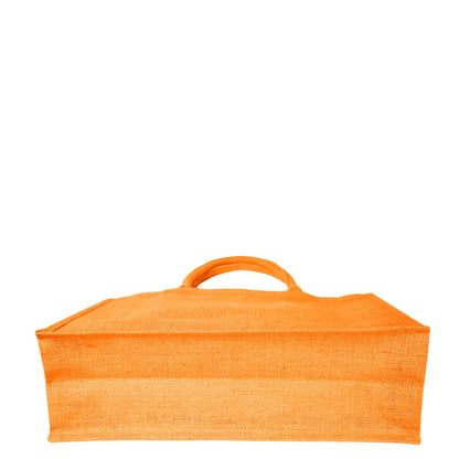 Burlap Jute Tote Bags – Vibrant Red, Pink, Green & Orange, Available for Wholesale, Travel & Weddings (Set of 4)