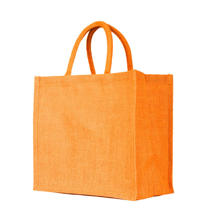 Reusable Jute Bags – Coloured Shopping, Weddings, Beach, DIY, Promotional, Gifting Bag (Set of 4)