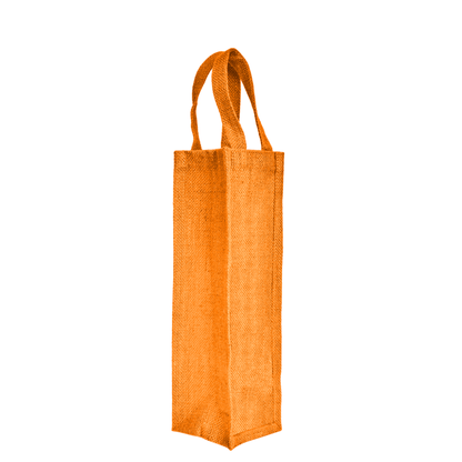Coloured Jute Wine Gift Bags – Wholesale Reusable Bottle Bags with Handles for Weddings & Events (Pack of 6)