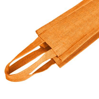 Coloured Jute Wine Gift Bags – Wholesale Reusable Bottle Bags with Handles for Weddings & Events (Pack of 6)