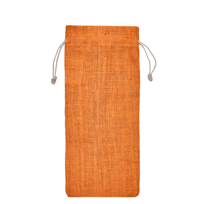 Coloured Jute Wine Bottle Gift Bags – Burlap Pouches with Drawstring, – Eco-Friendly Covers for Events, Parties, Christmas & Gifting (Set of 7)