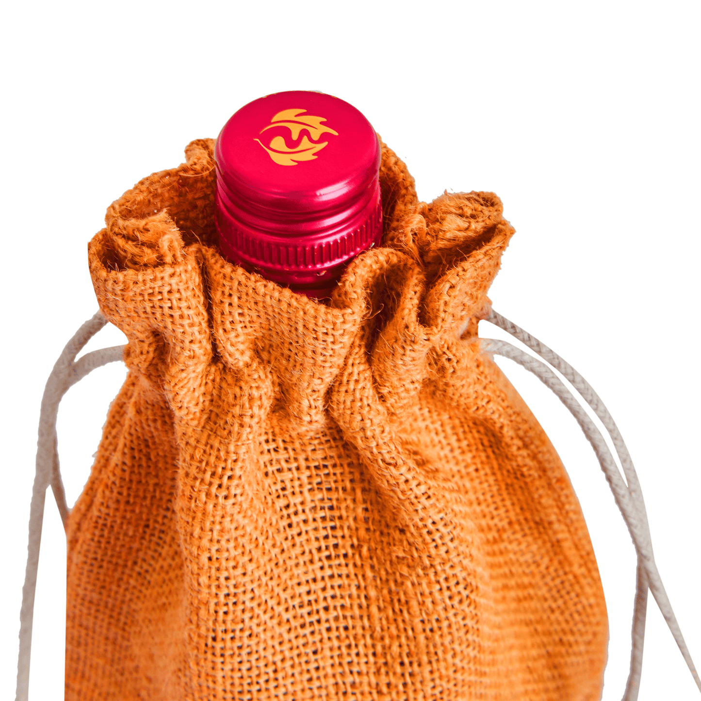 Coloured Jute Wine Bottle Gift Bags – Burlap Pouches with Drawstring, – Eco-Friendly Covers for Events, Parties, Christmas & Gifting (Set of 7)