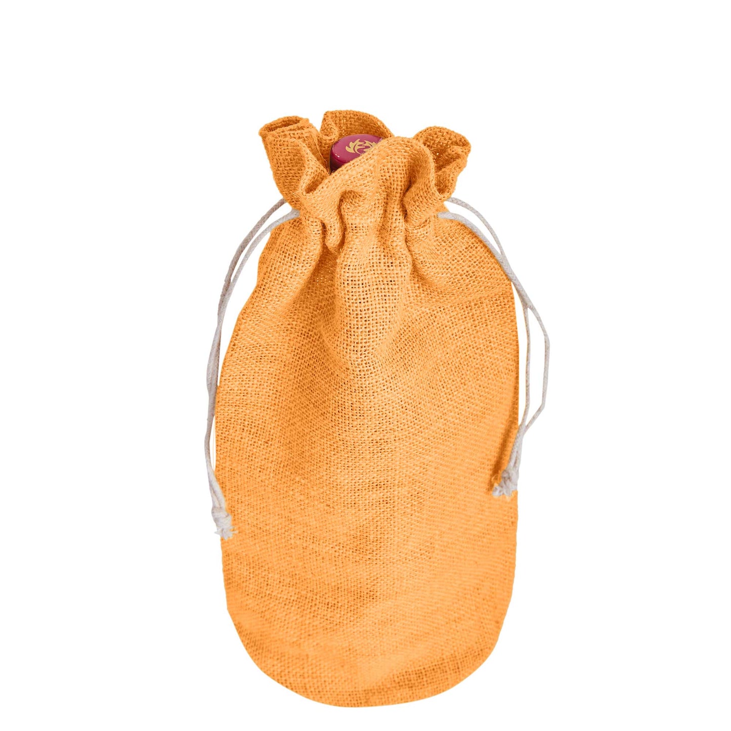 Colored Jute Wine Bottle Bags – Burlap Gift Pouches, Perfect for Weddings, Christmas, New Year, and Special Occasions (Set of 7)