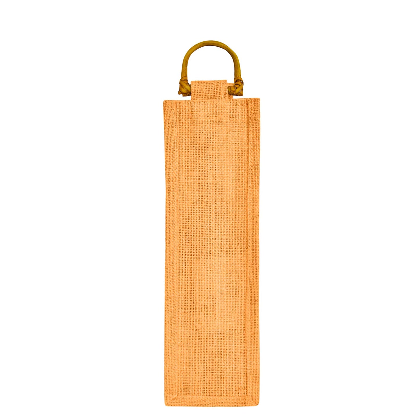 Coloured Reusable Jute Wine Bags with Cane Handles – New Year, Christmas, Gifting, Holidays & Party Favors (Packs of 7)