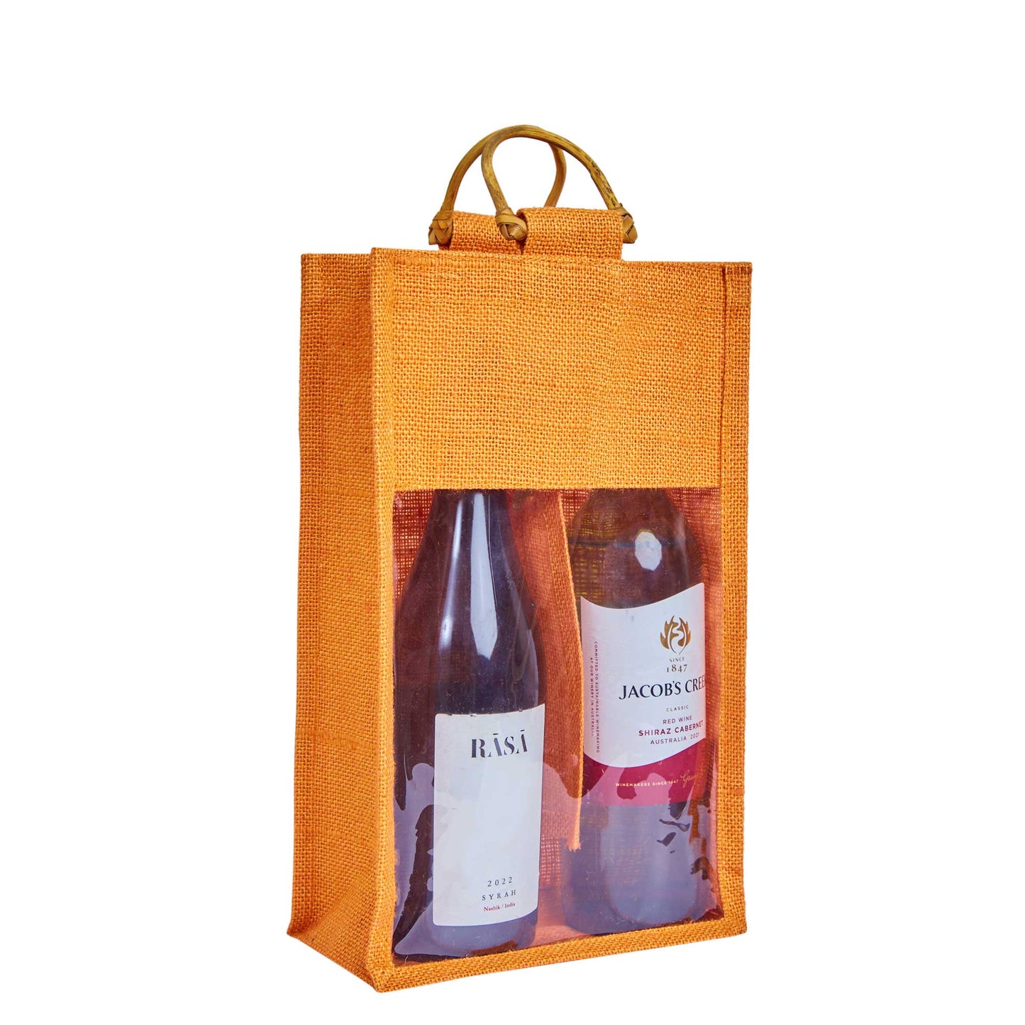 Jute Wine Gift Bags – Reusable 2-Bottle Colored Tote Bags – Weddings, Birthdays, Christmas, &  Special Occasions (Packs of 6)