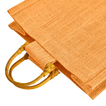 Coloured Jute Wine Burlap Gift Bags – Reusable 2-Bottle Totes, Gifting, Weddings, Parties & Holidays (Packs of 6)