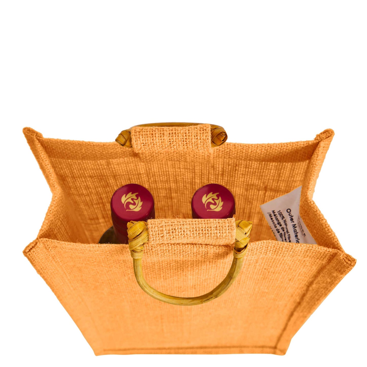 Coloured Jute Wine Burlap Gift Bags – Reusable 2-Bottle Totes, Gifting, Weddings, Parties & Holidays (Packs of 6)