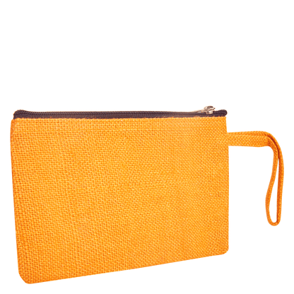 Colorful Burlap Cosmetic Bags – Zippered Pouches for Women & Men, Travel Toiletry & Essentials Organizer (Set of 6)