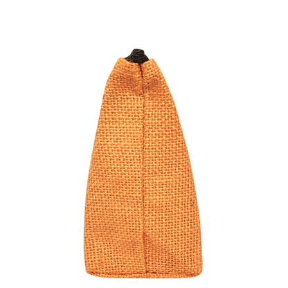 Colourful Jute Cosmetic Bags – Flat-Bottom Zippered Pouches for Makeup & Toiletries (Packs of 6)