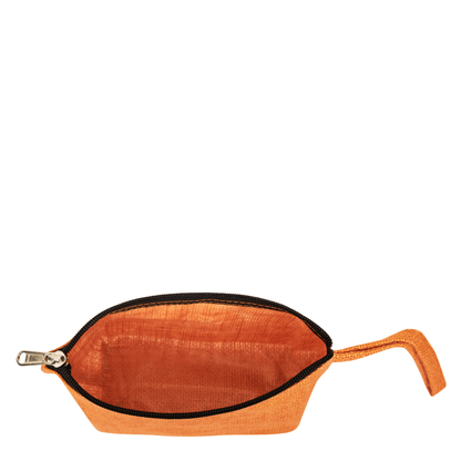 Colourful Jute Cosmetic Bags – Flat-Bottom Zippered Pouches for Makeup & Toiletries (Packs of 6)