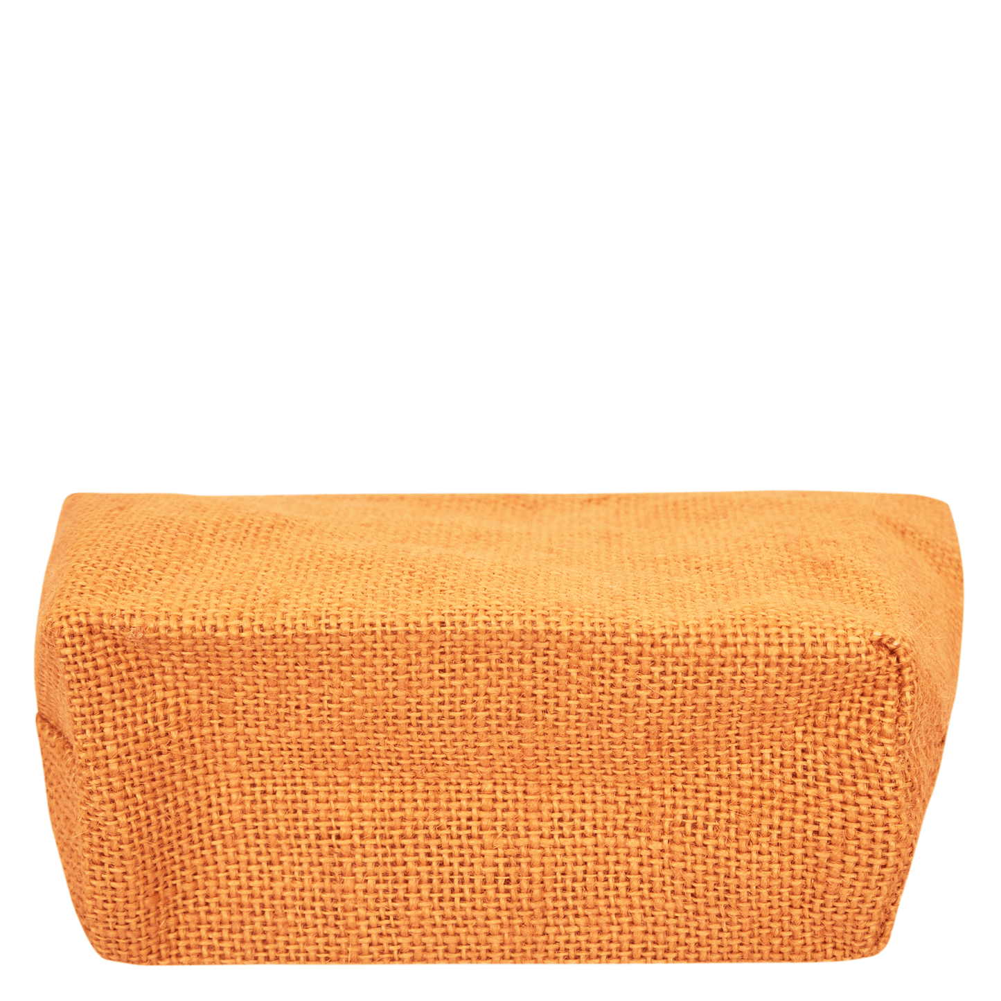 Colourful Jute Cosmetic Bags – Flat-Bottom Zippered Pouches for Makeup & Toiletries (Packs of 6)