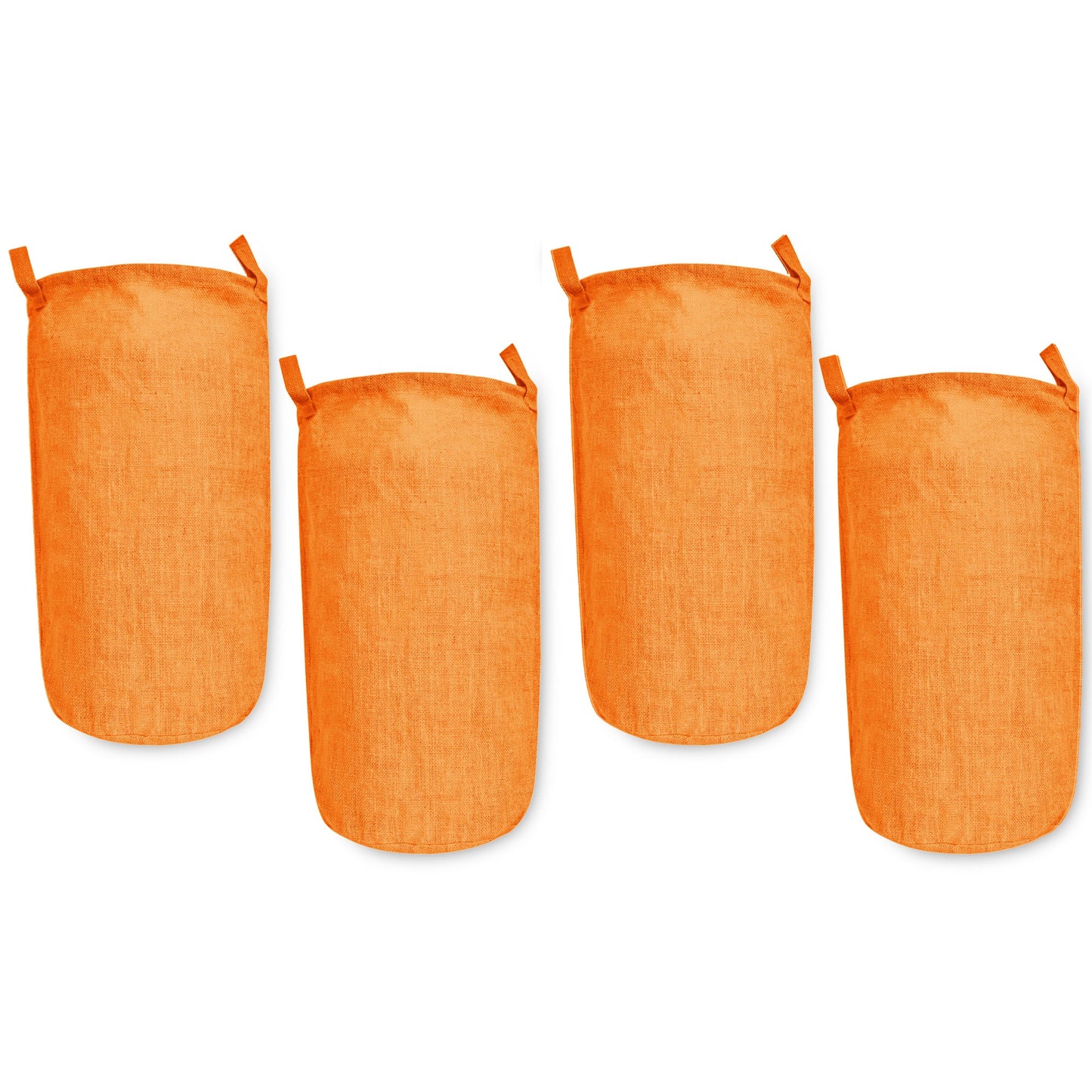 Coloured Jute Storage Baskets – Durable Foldable Hampers for Clothes, Toys & Home Organization | Eco-Friendly Burlap Bins (Packs of 4)