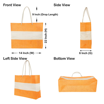 Wholesale Sustainable Coloured Jute Bags with Rope Handles – Reusable for Shopping, Promotional & Gifting (packs of 4)