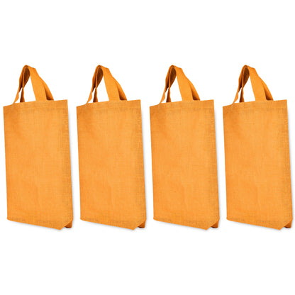 High-Quality Wholesale Jute Shopping Bags – Grocery, Shopping, Gifts, Beach Trips & Weddings (Set of 4)