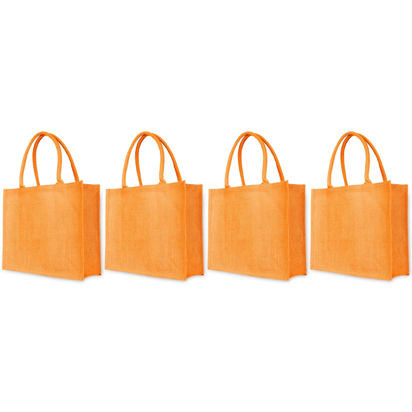 Colourful Jute Tote Bags for Wholesale –  For Promotions, Holidays, Weddings, Travel & Daily Use (Set of 4)