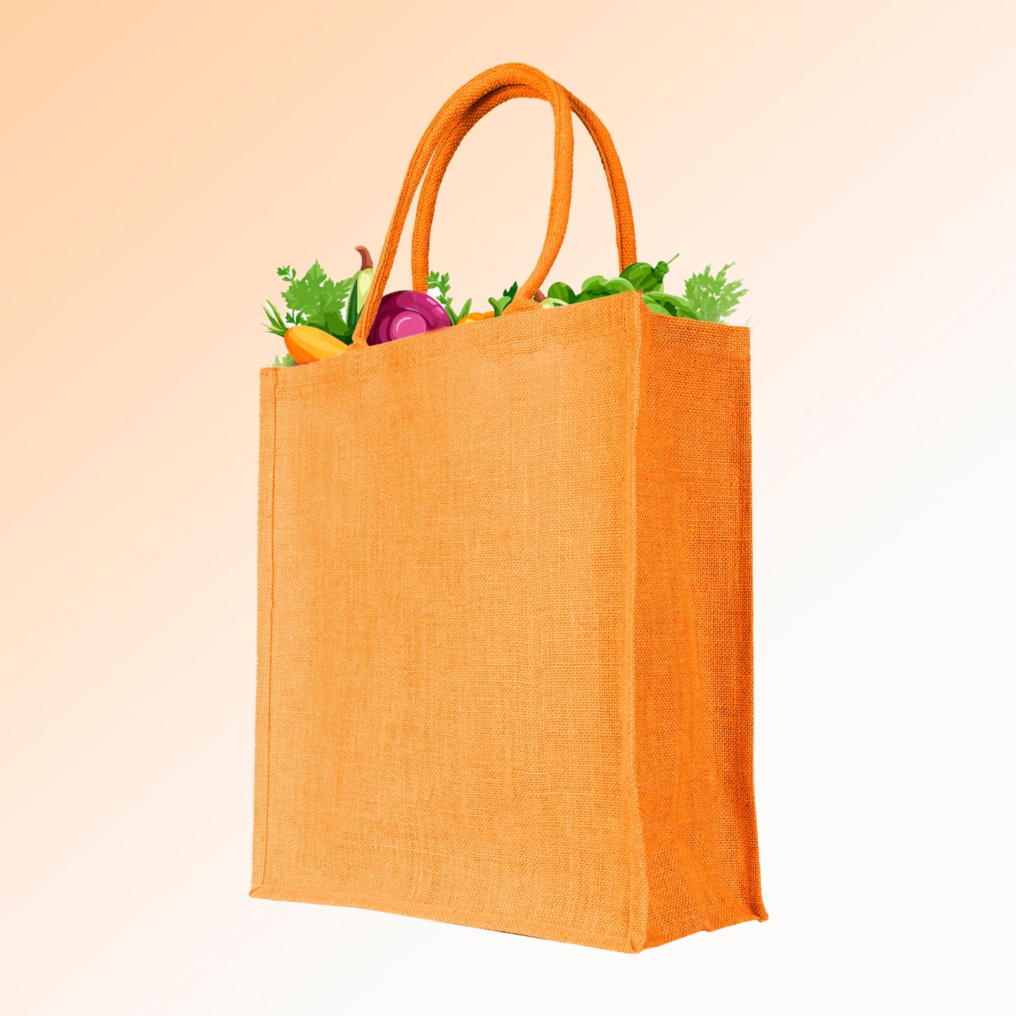 Jute Shopping Bags – Colourful Reusable Burlap Totes for Gifting, Promotions & Daily Use (Packs of 4)