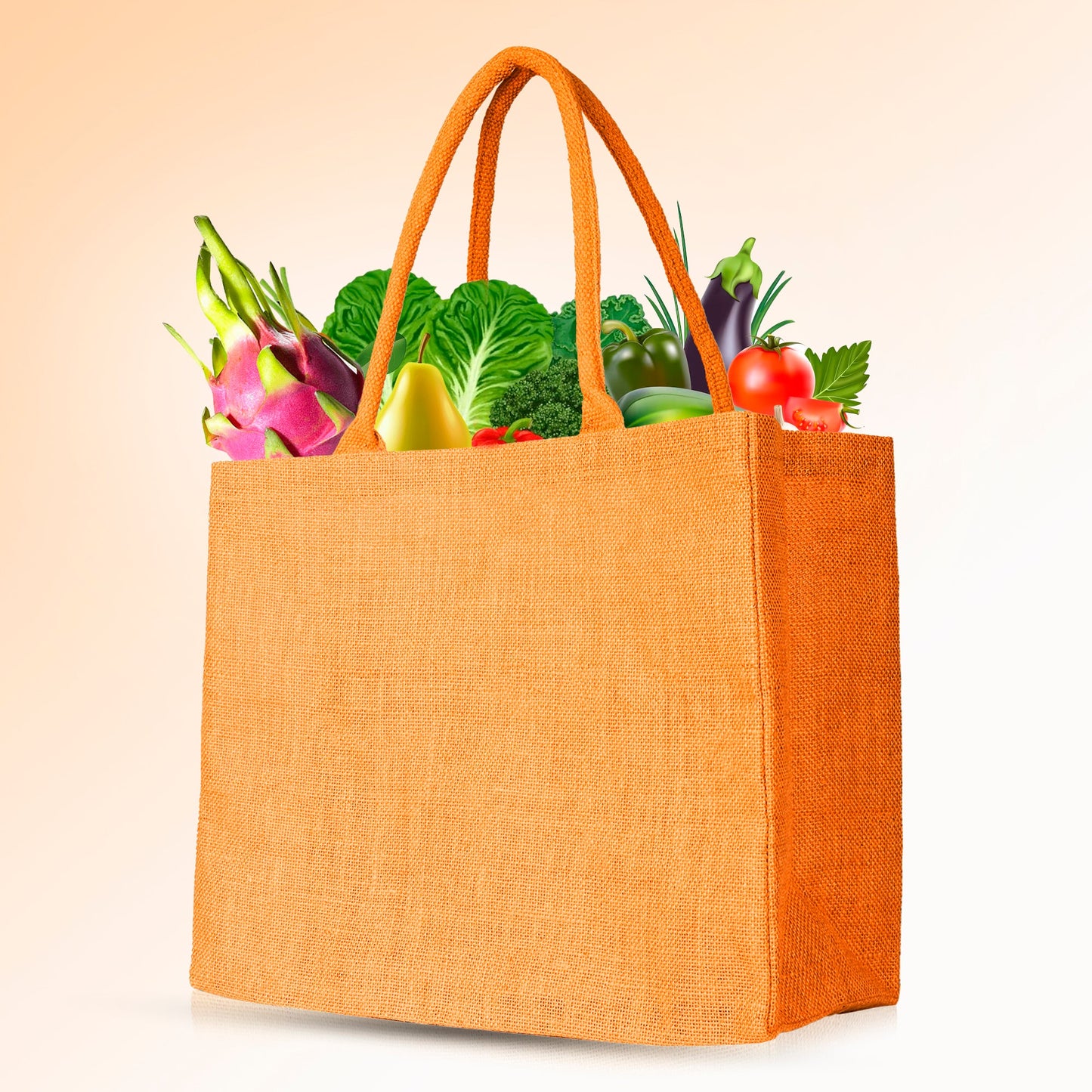 Jute Shopping Bags for Wholesale – Coloured Burlap Totes for Gifting, Promotions & Daily Use (Set of 4)