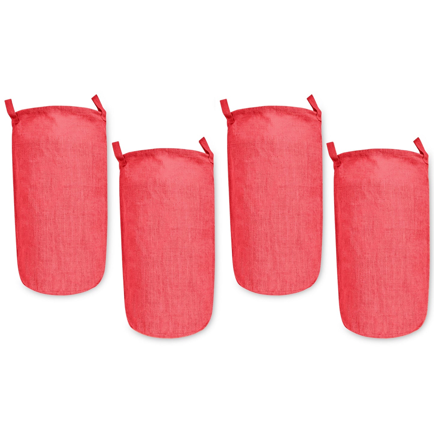 Coloured Jute Storage Baskets – Durable Foldable Hampers for Clothes, Toys & Home Organization | Eco-Friendly Burlap Bins (Packs of 4)